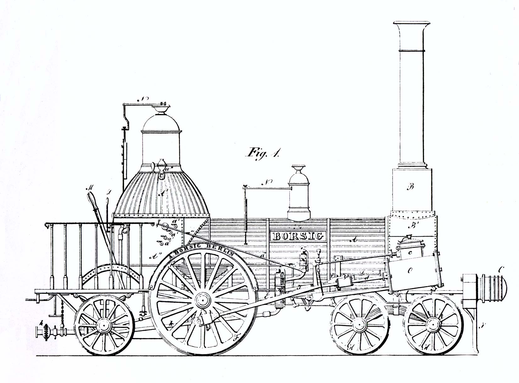 erste dampflokomotive